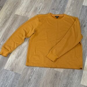 Banana Republic Mustard Ribbed Long Sleeve Top